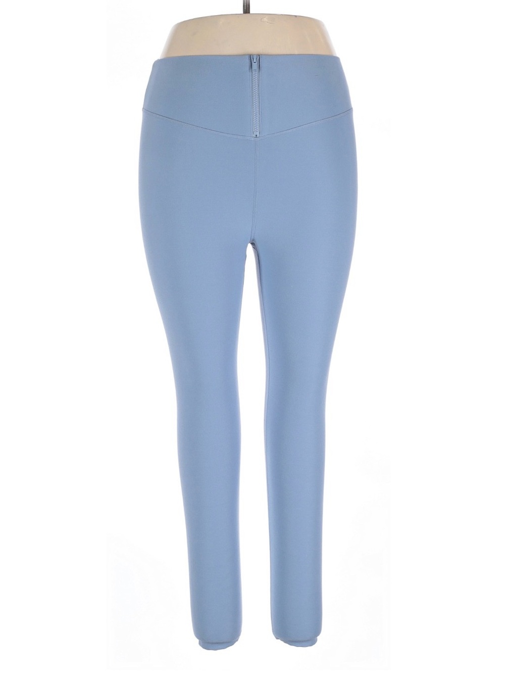 Abercrombie & Fitch Front Zipper Leggings In Powder Blue